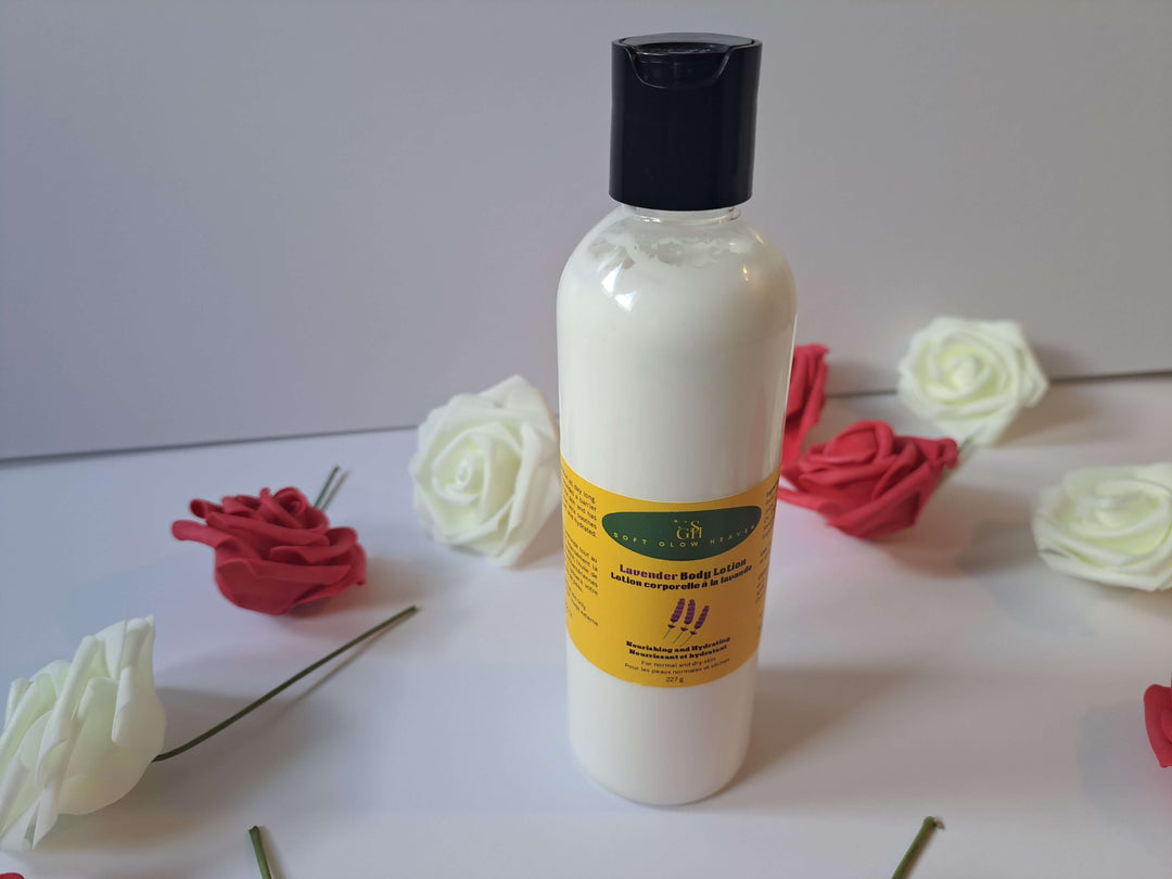 Natural Body Lotion Radiant Glow texture close-up cream hydration