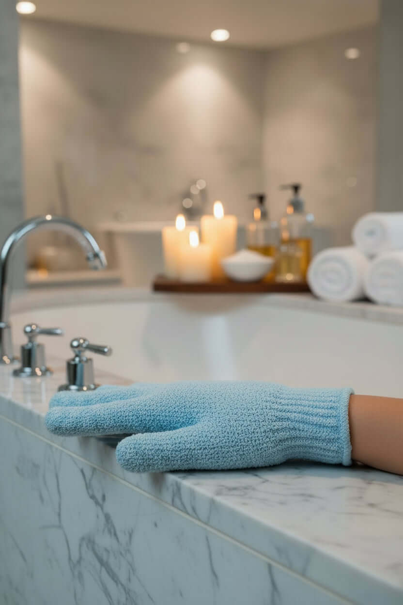 Soft Glow Heaven Body Exfoliating Gloves