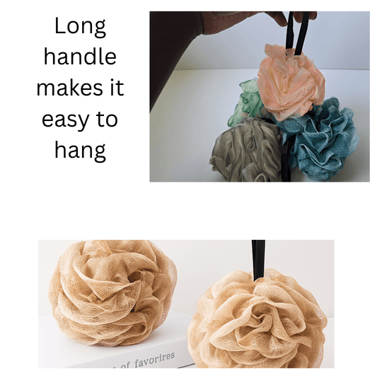 Mesh Bath Sponge in assorted colours