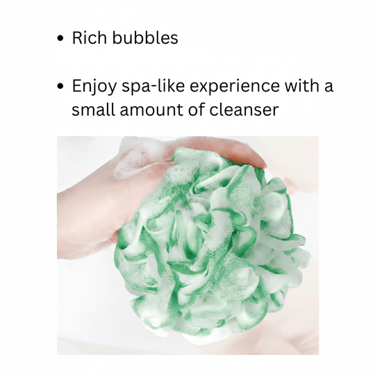Soft Mesh Bath Sponge for smooth skin